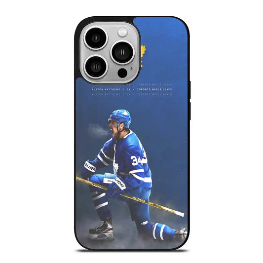 Auston Matthews Nhl Ice Hockey iPhone 14 Pro Case