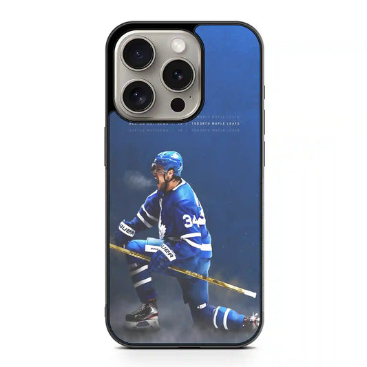 Auston Matthews Nhl Ice Hockey iPhone 15 Pro Max Case