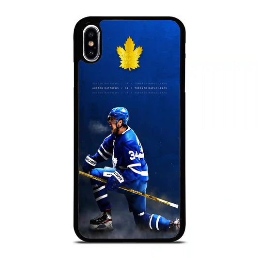 Auston Matthews Nhl Ice Hockey iPhone XS Max Case