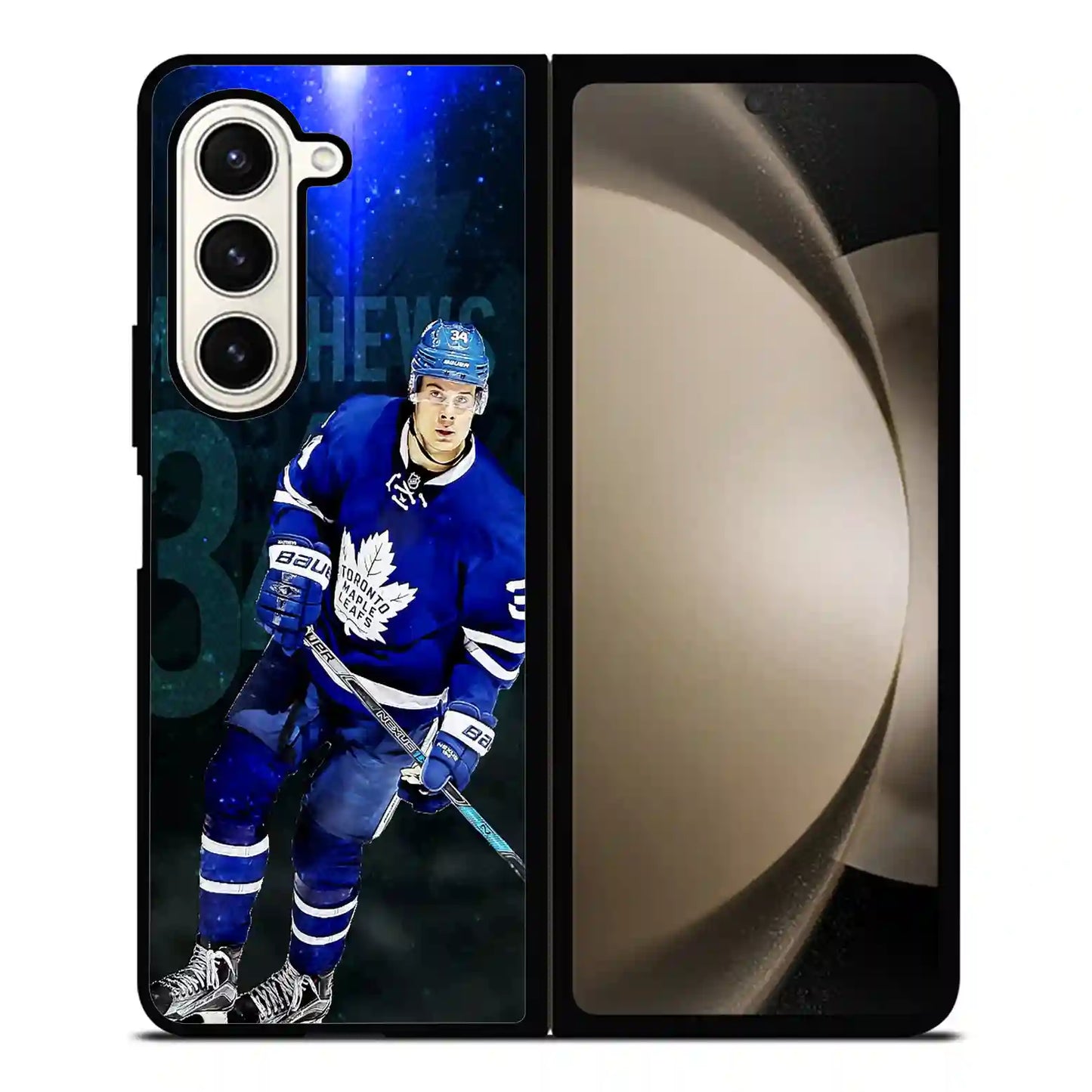 Auston Matthews Space Samsung Z6 Fold Case