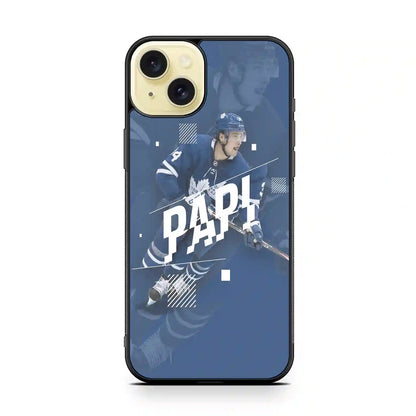 Auston Matthews Toronto Maple iPhone 15 Plus Case