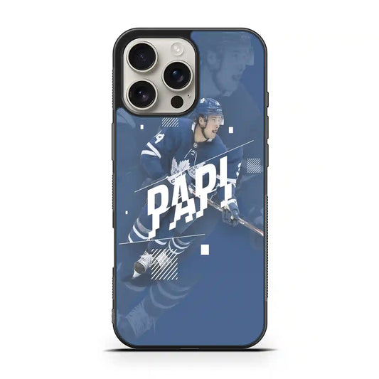 Auston Matthews Toronto Maple iPhone 16 Pro Case