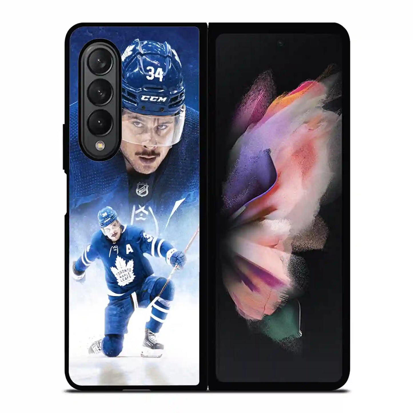 Auston Matthews Toronto Samsung Z3 Fold Case