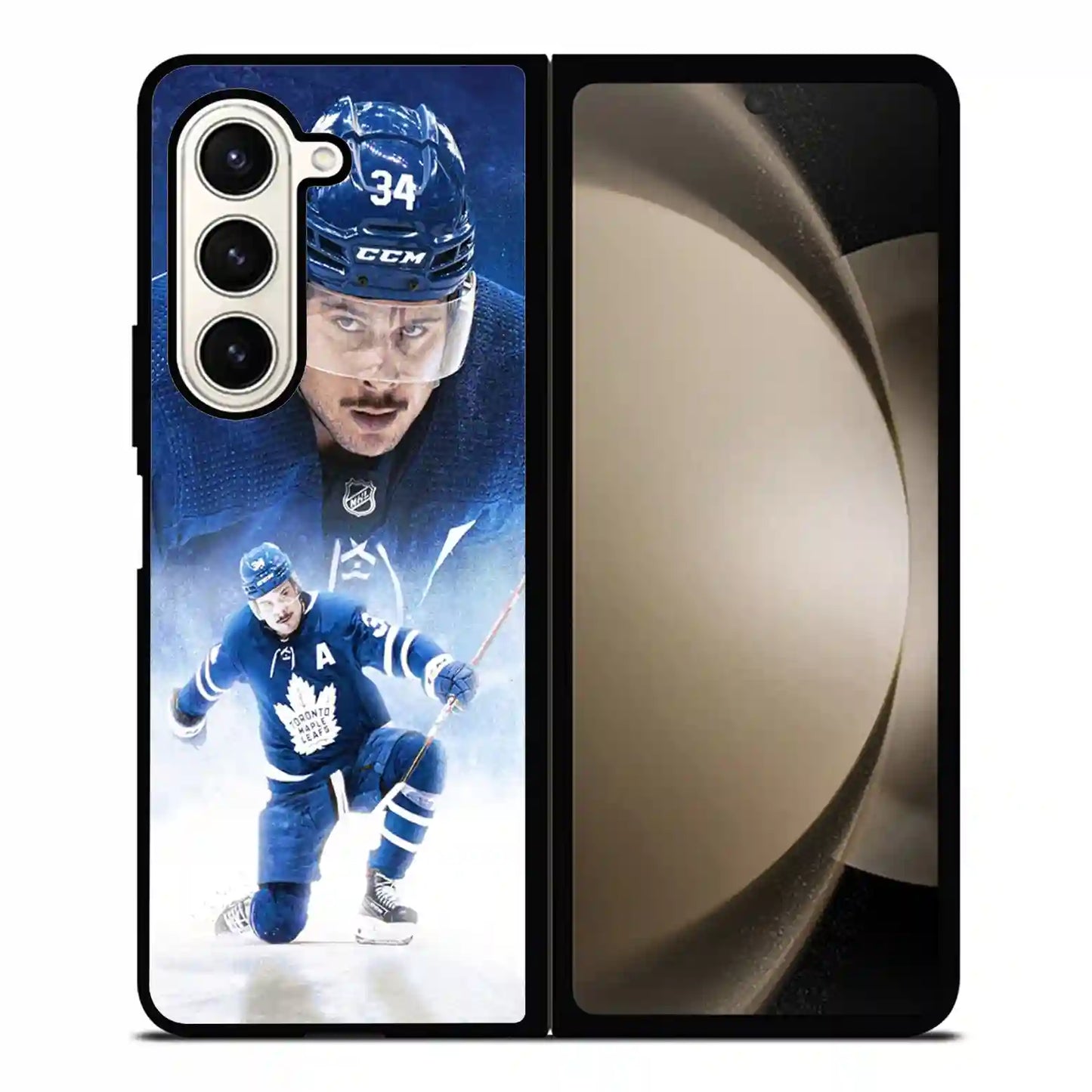 Auston Matthews Toronto Samsung Z6 Fold Case