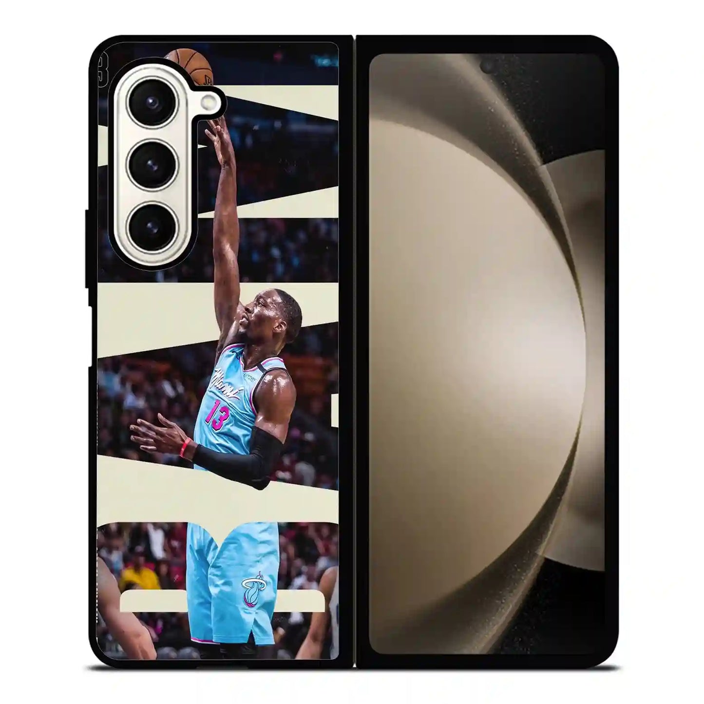 Bam Adebayo Basketball Samsung Z6 Fold Case