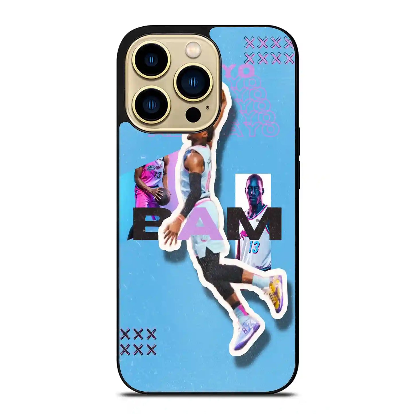 Bam Adebayo Vintage iPhone 14 Pro Max Case