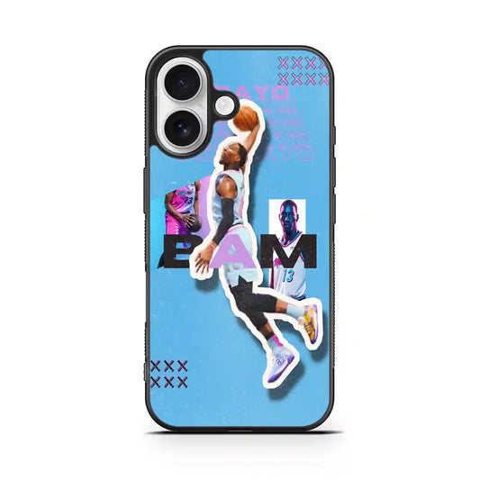 Bam Adebayo Vintage iPhone 16 Case