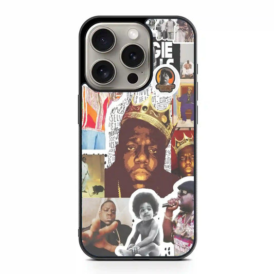 Biggie Smalls Colorful iPhone 15 Pro Max Case