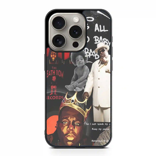 Biggie Smalls Cool iPhone 15 Pro Max Case