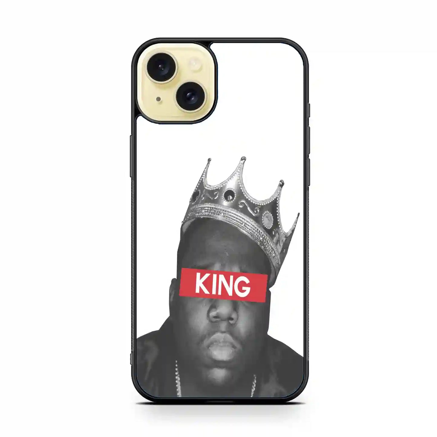 Biggie Smalls Inspired iPhone 15 Plus Case