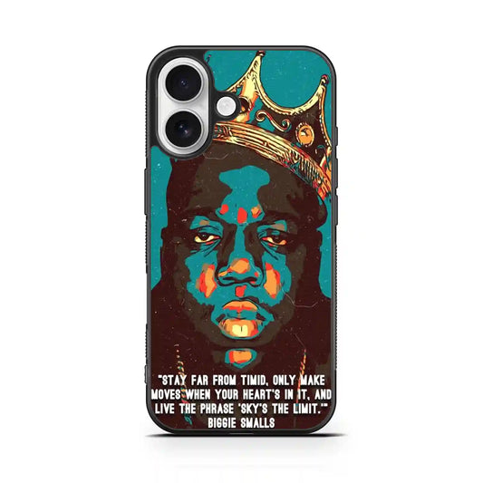 Biggie Smalls Retro iPhone 16 Case