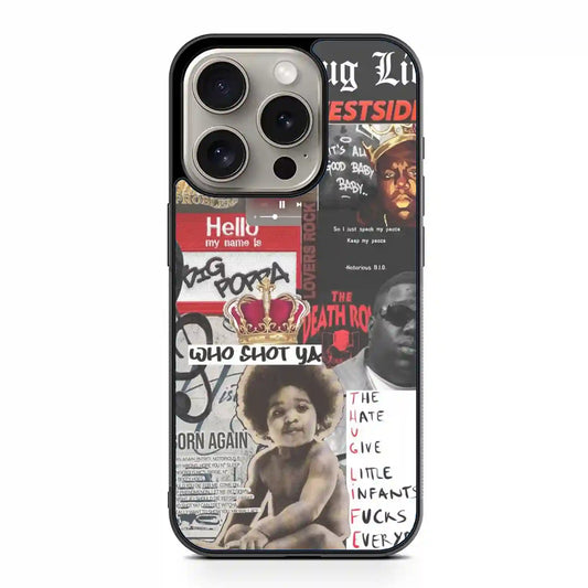 Biggie Smalls Retro Vintage iPhone 15 Pro Max Case