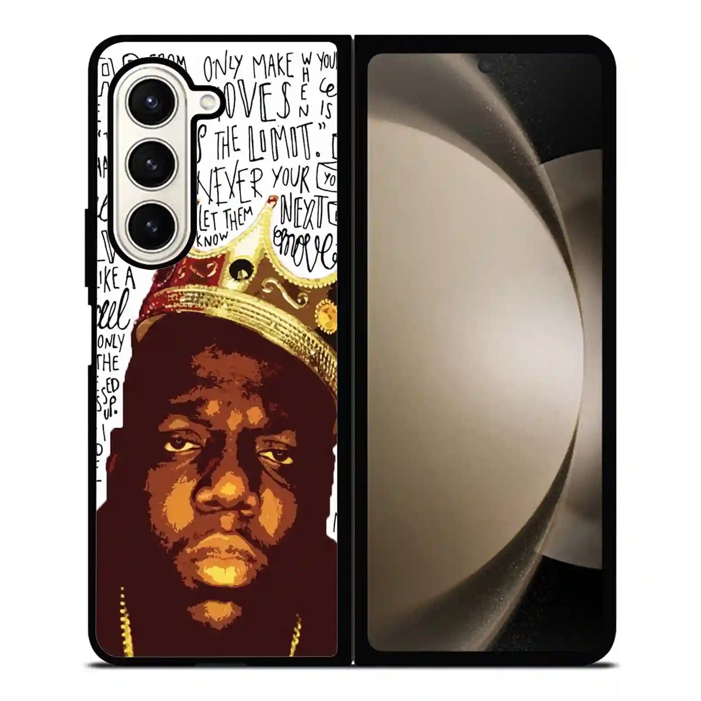 Biggie Smalls Vintage Samsung Z6 Fold Case