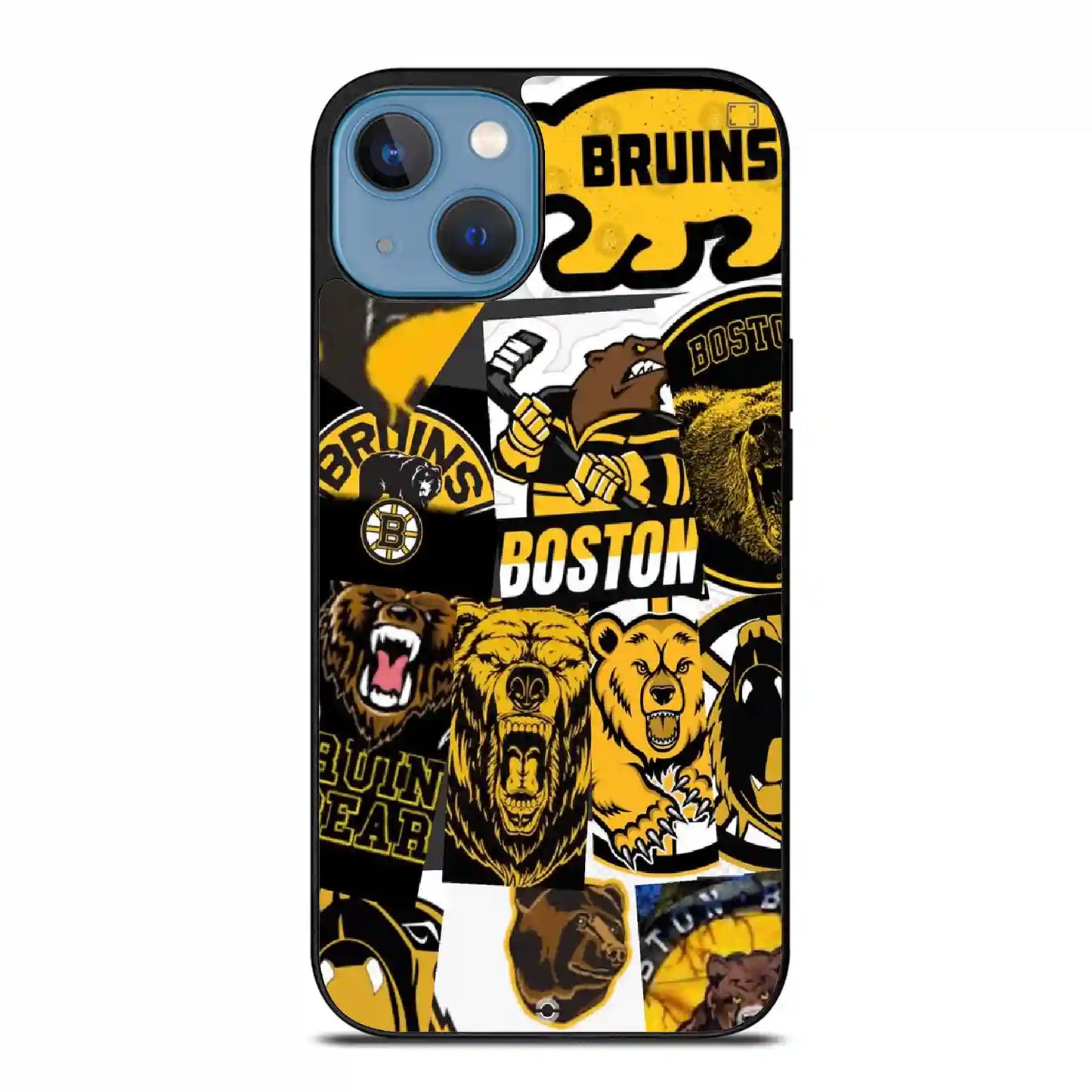 Boston Bruins Colorful iPhone 14 Case