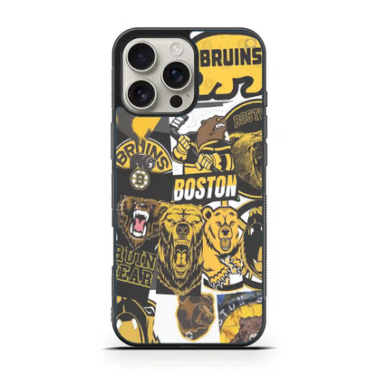 Boston Bruins Colorful iPhone 16 Pro Case