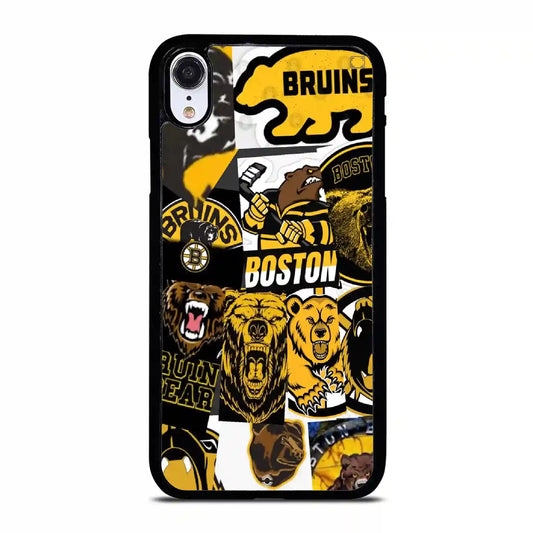 Boston Bruins Colorful iPhone XR Case