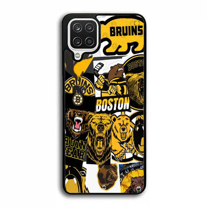 Boston Bruins Colorful Samsung Galaxy A12 Case