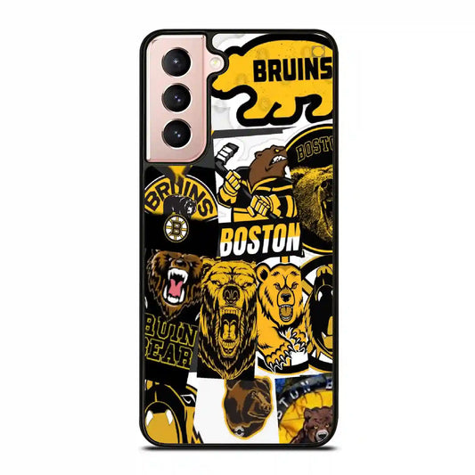 Boston Bruins Colorful Samsung Galaxy S21 Case