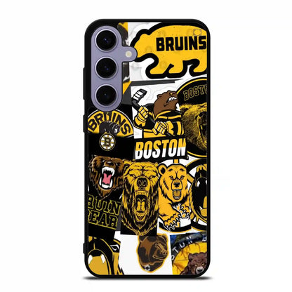 Boston Bruins Colorful Samsung Galaxy S24 Plus Case