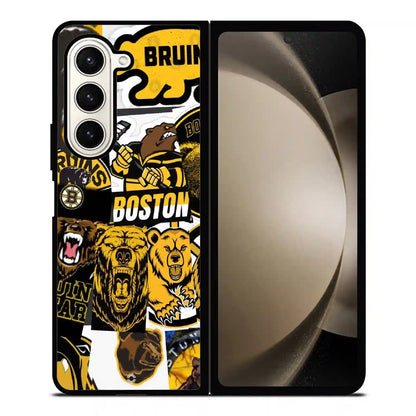 Boston Bruins Colorful Samsung Z6 Fold Case