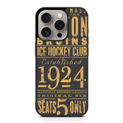 Boston Bruins iPhone 15 Pro Max Case