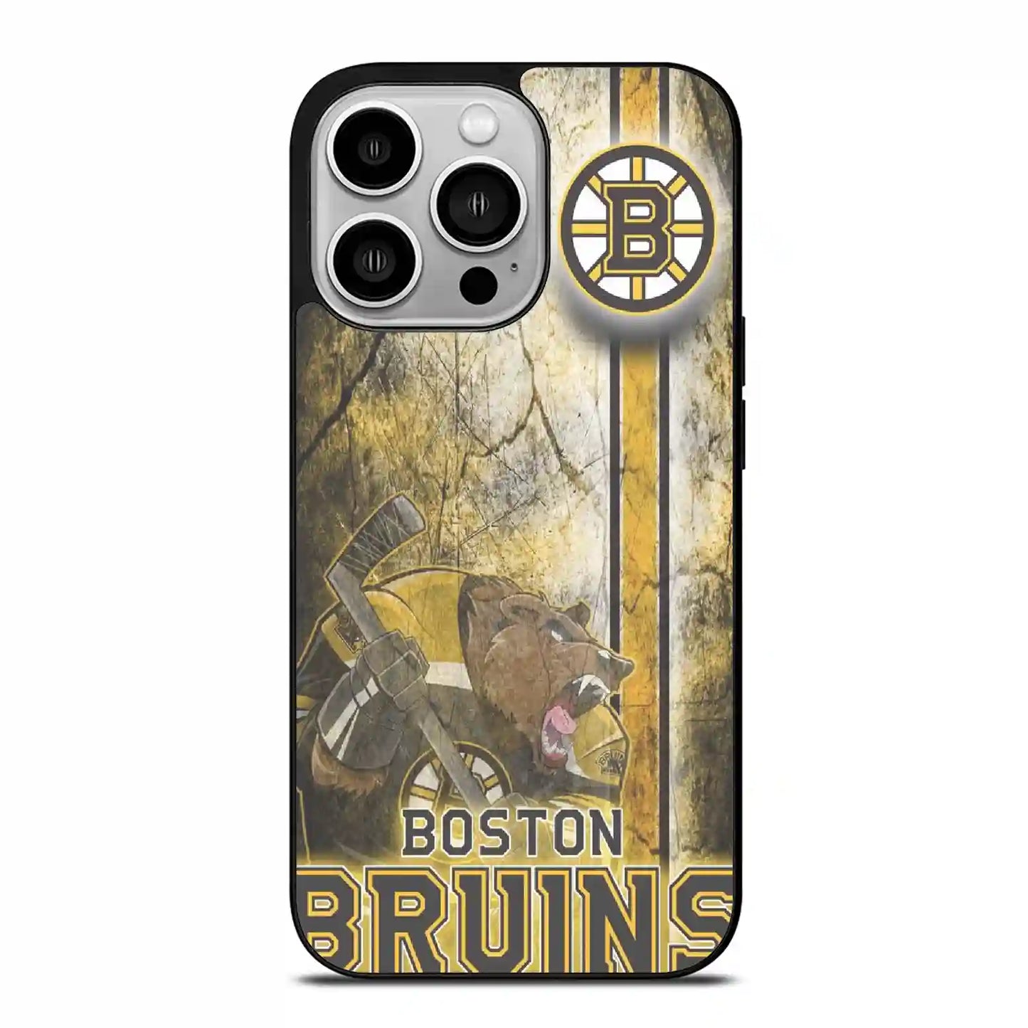 Boston Bruins Retro iPhone 14 Pro Case