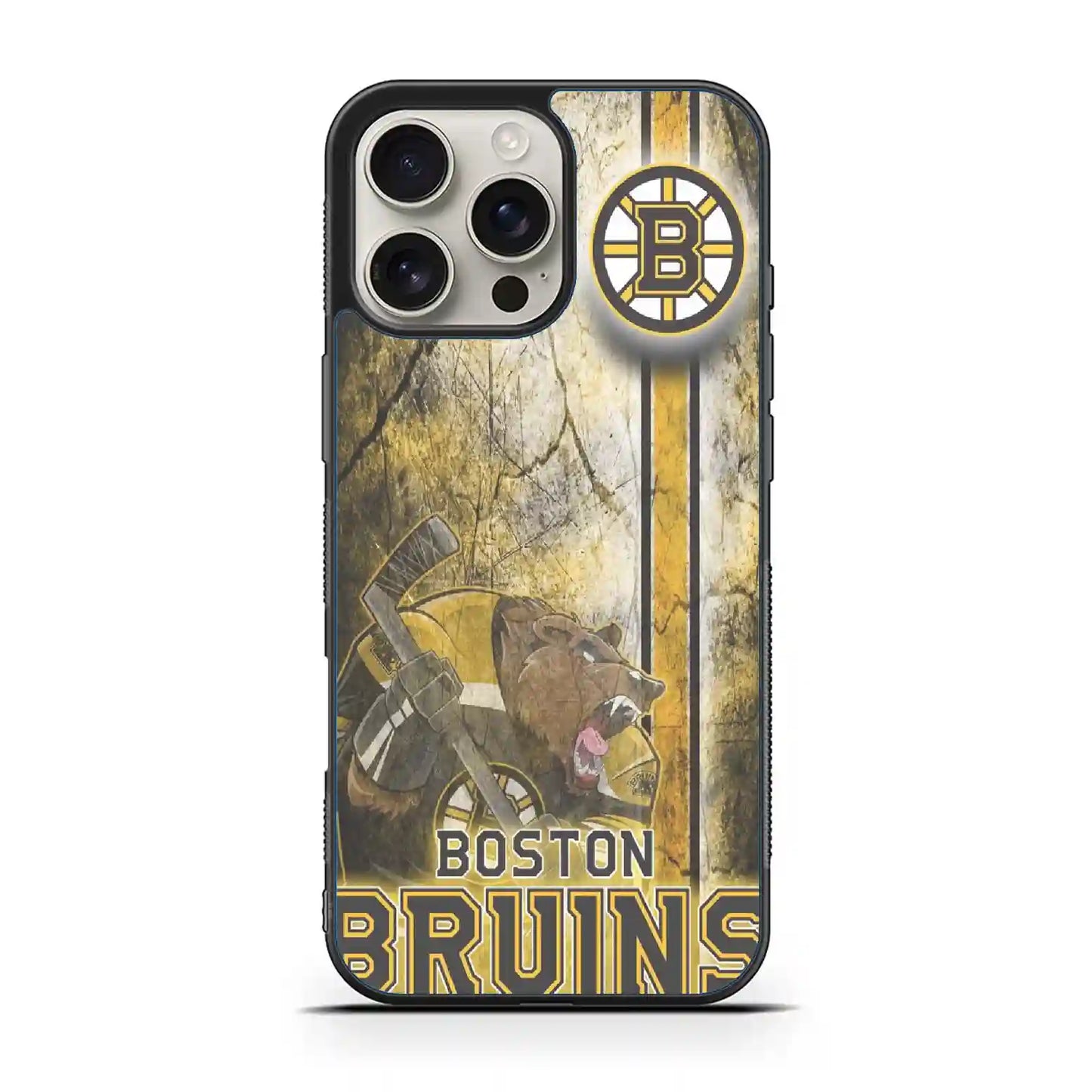 Boston Bruins Retro iPhone 16 Pro Case