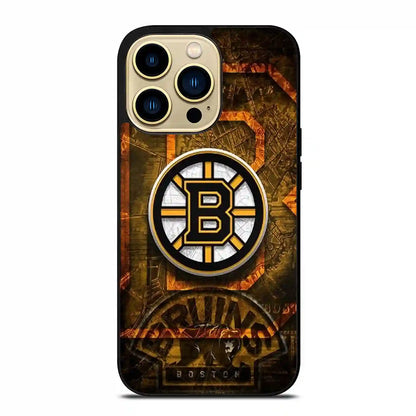 Boston Bruins Vintage iPhone 14 Pro Max Case