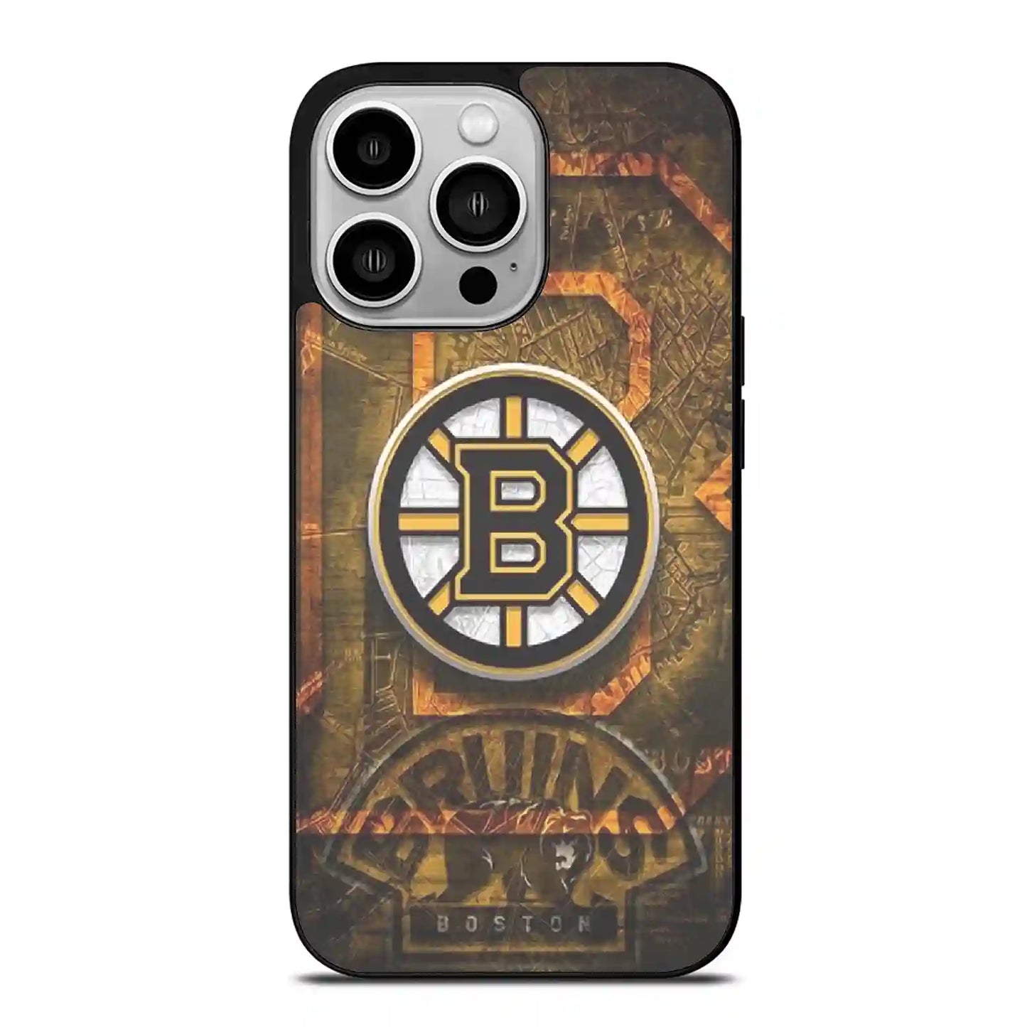 Boston Bruins Vintage iPhone 14 Pro Case