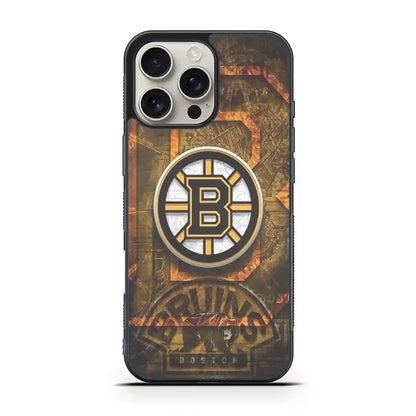 Boston Bruins Vintage iPhone 16 Pro Case