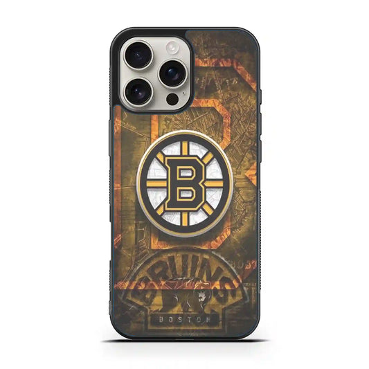 Boston Bruins Vintage iPhone 16 Pro Case