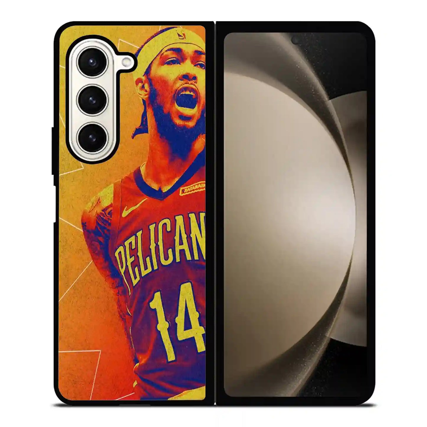 Brandon Ingram Retro Samsung Z6 Fold Case