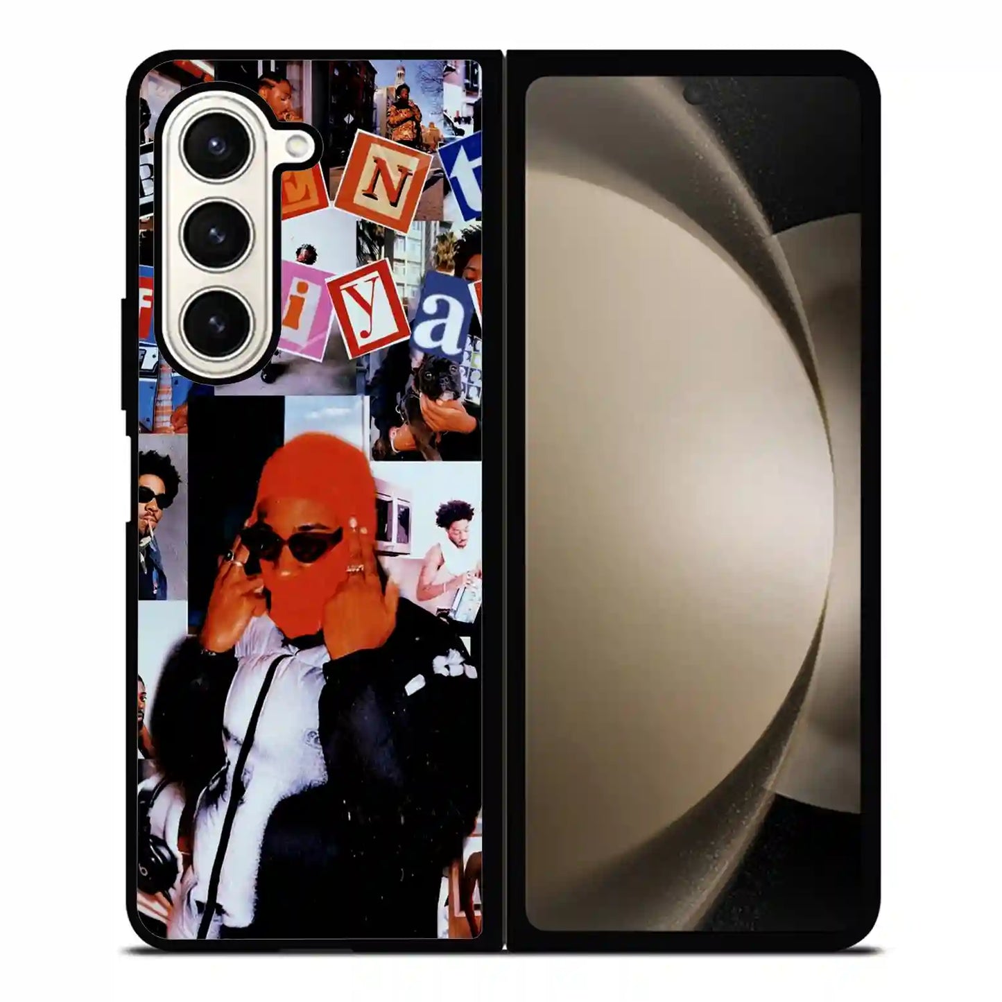 Brent Faiyaz Colorful Samsung Z6 Fold Case