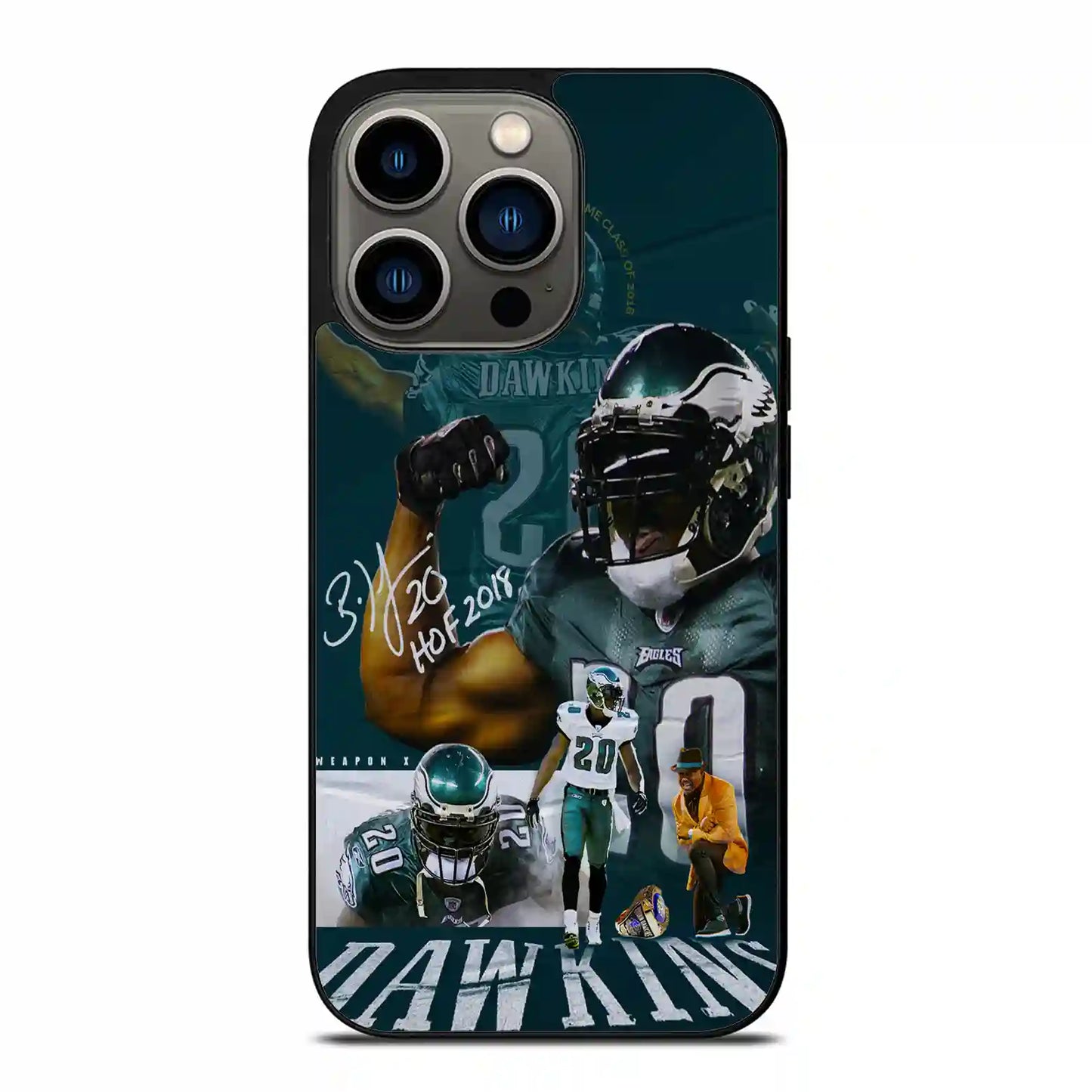 Brian Dawkins Nfl Football iPhone 13 Pro Case