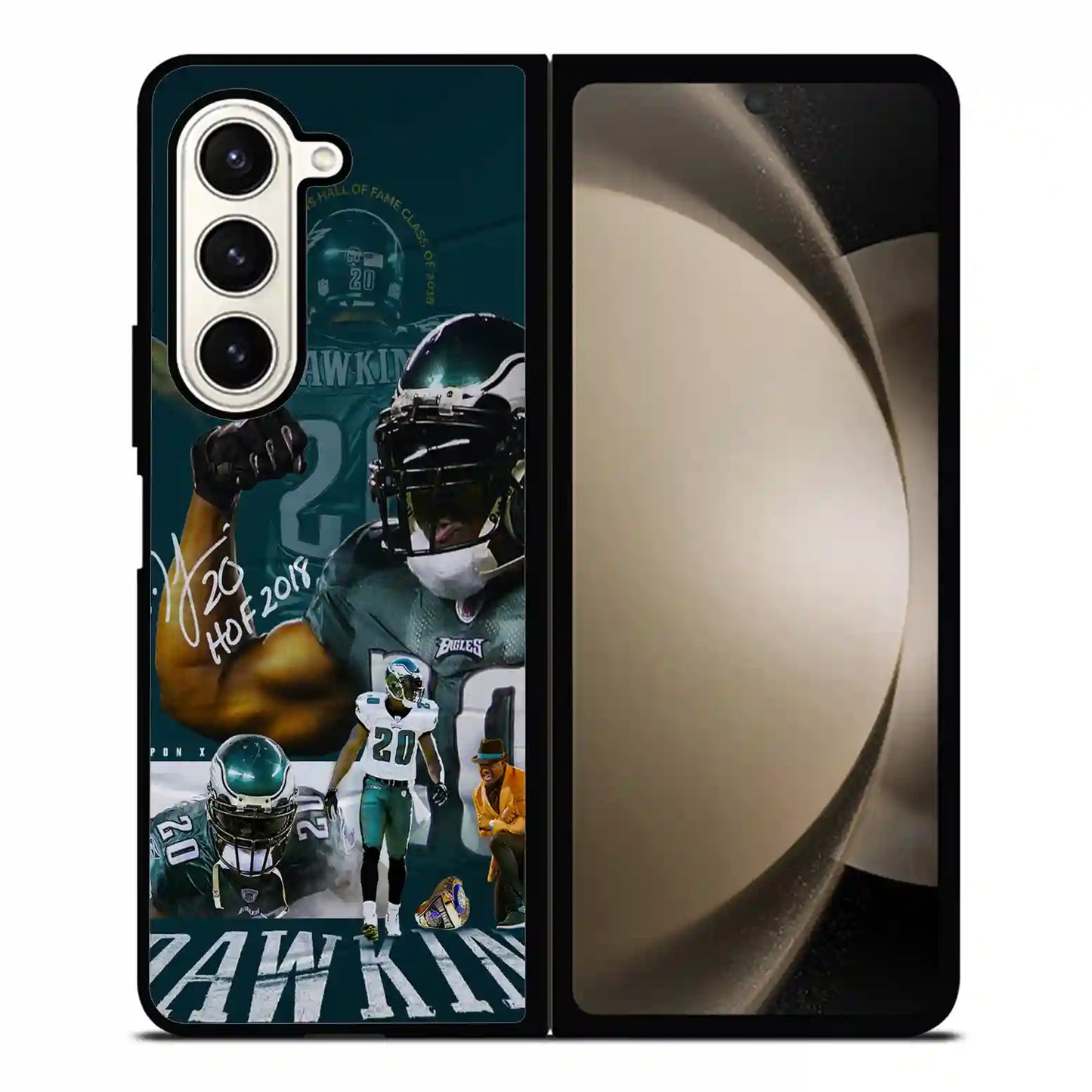 Brian Dawkins Nfl Football Samsung Z6 Fold Case