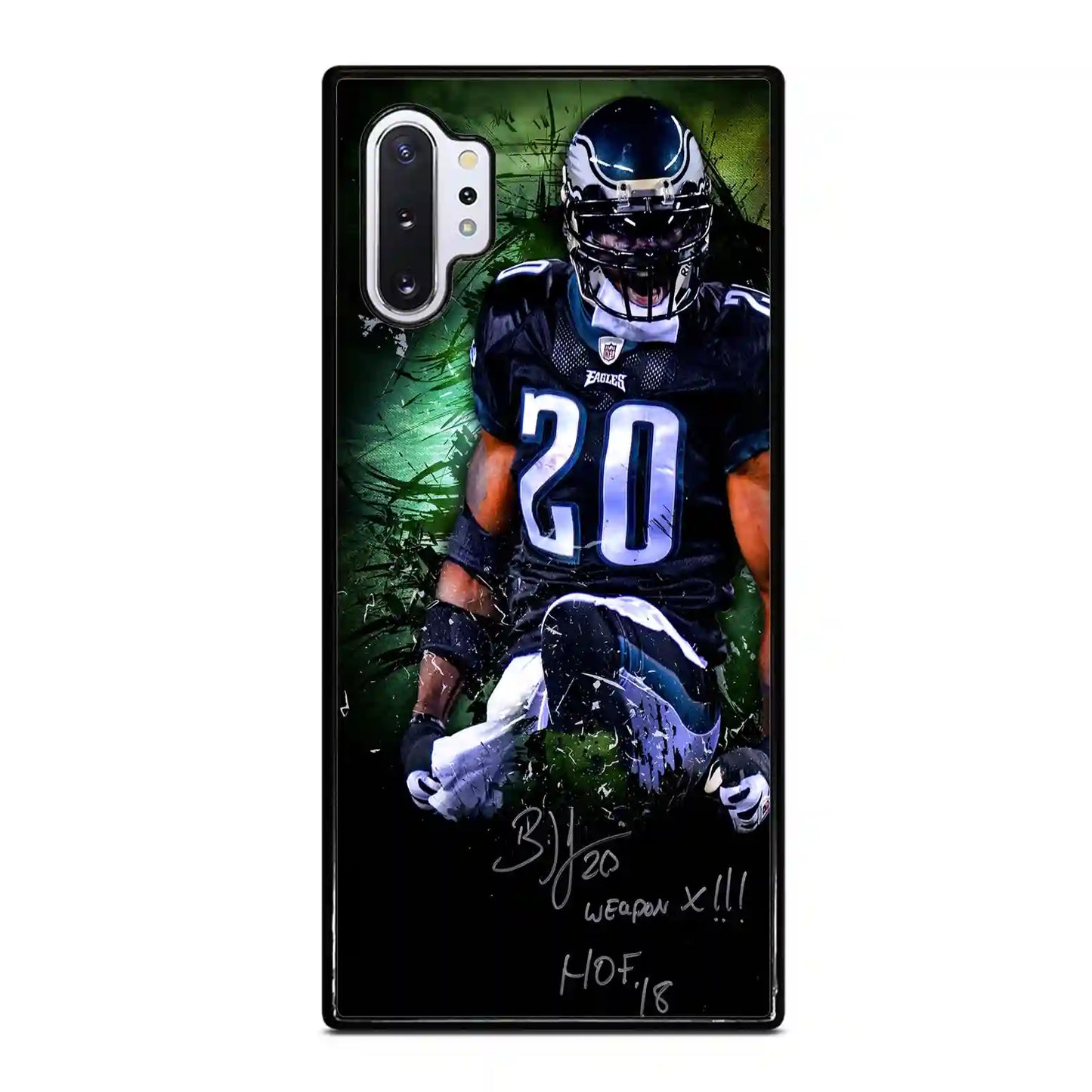 Brian Dawkins Vintage Samsung Galaxy Note 10 Pro 5G Case