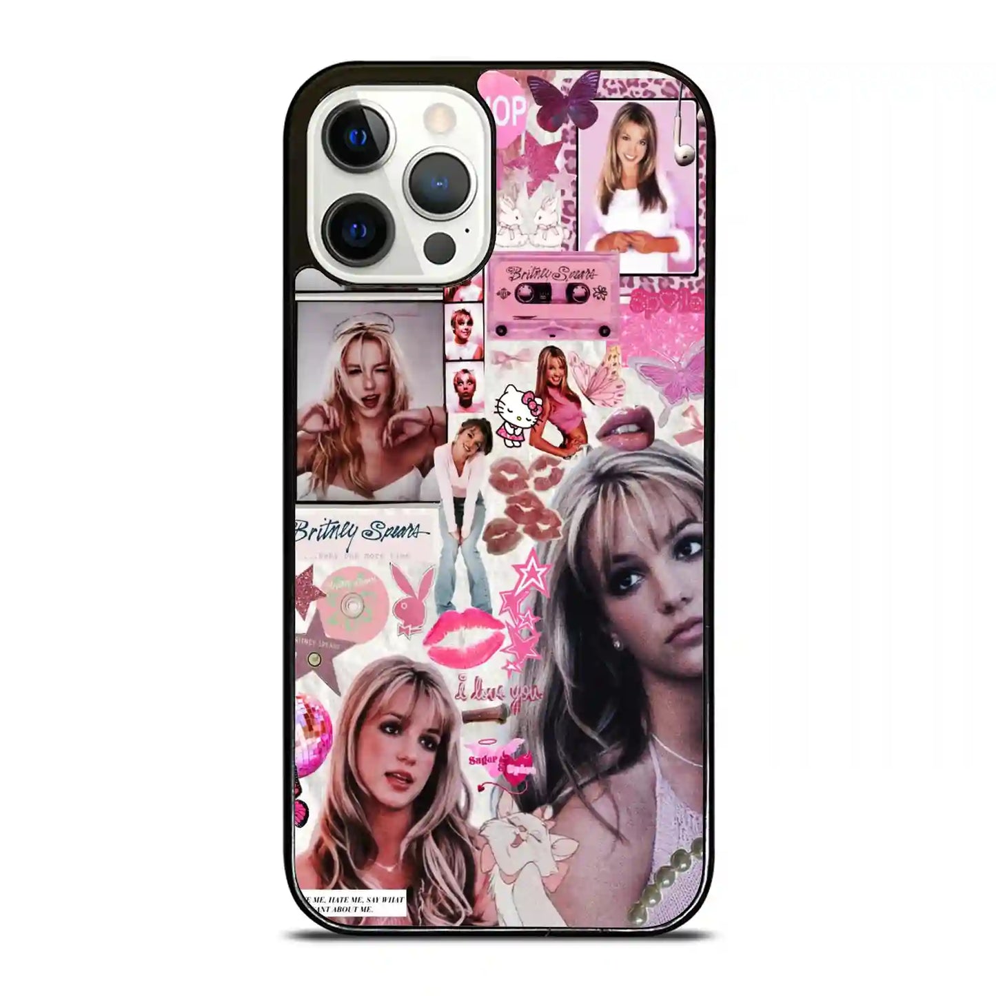 Britney Spears Print Colorfull iPhone 12 Pro Case