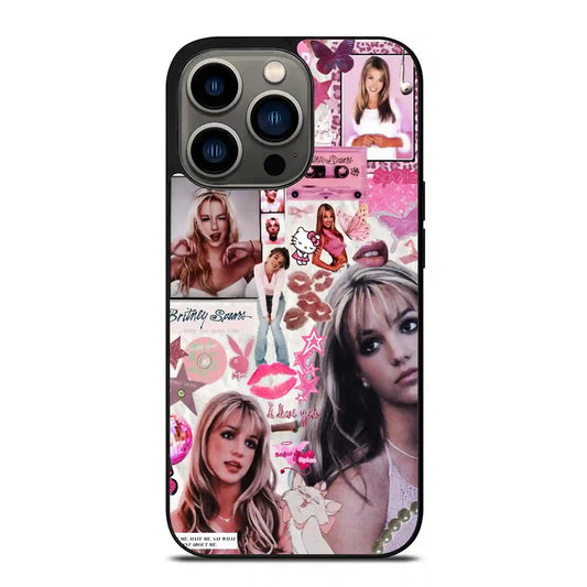 Britney Spears Print Colorfull iPhone 13 Pro Case