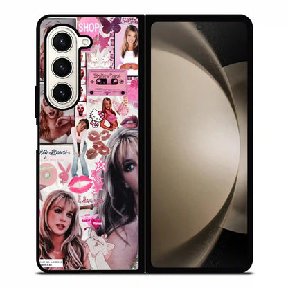 Britney Spears Print Colorfull Samsung Z6 Fold Case