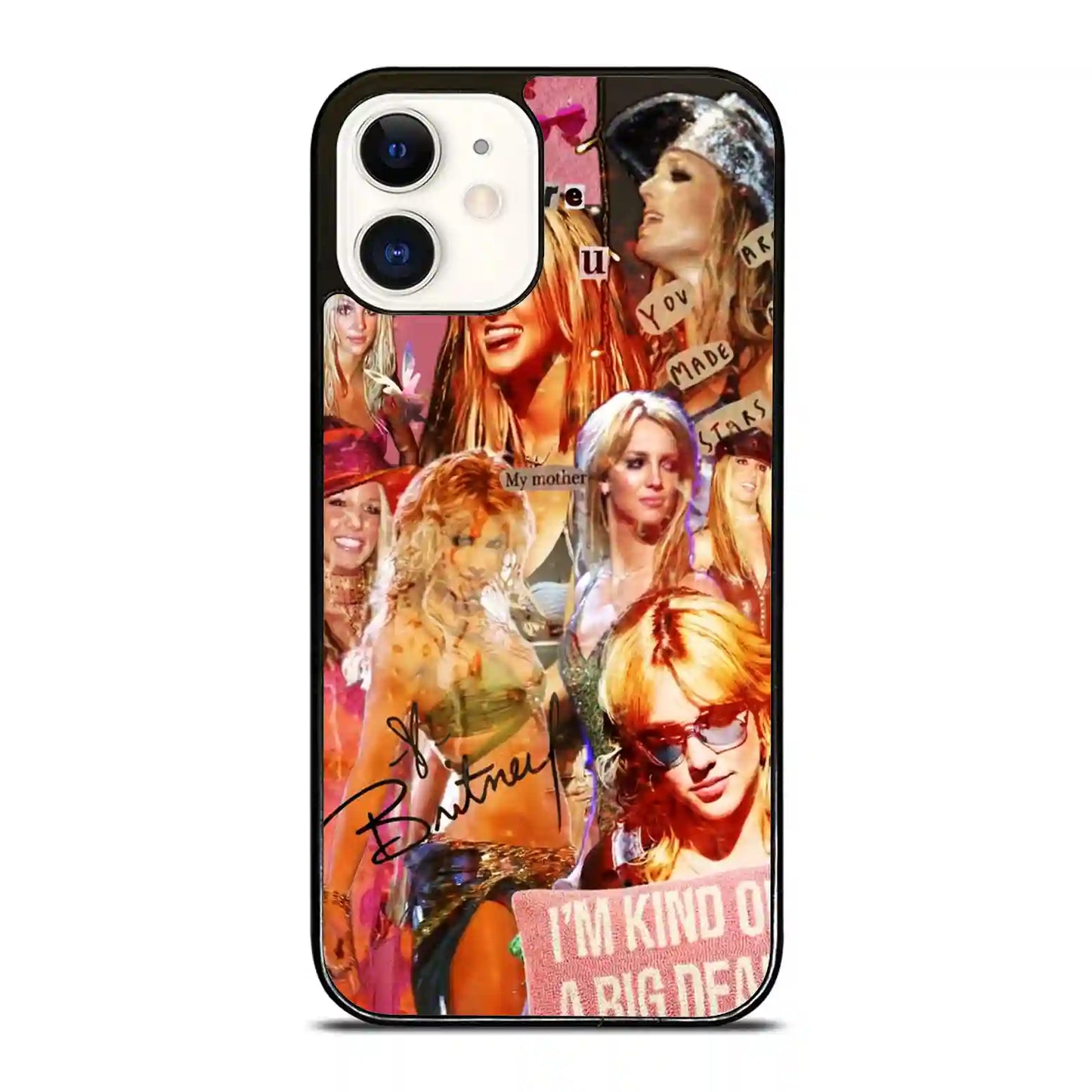 Britney Spears Print Retro iPhone 12 Mini Case