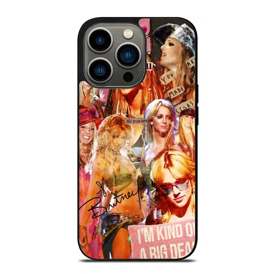 Britney Spears Print Retro iPhone 13 Pro Case