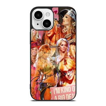 Britney Spears Print Retro iPhone 13 Case