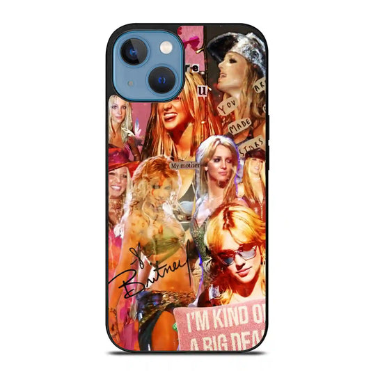 Britney Spears Print Retro iPhone 14 Case