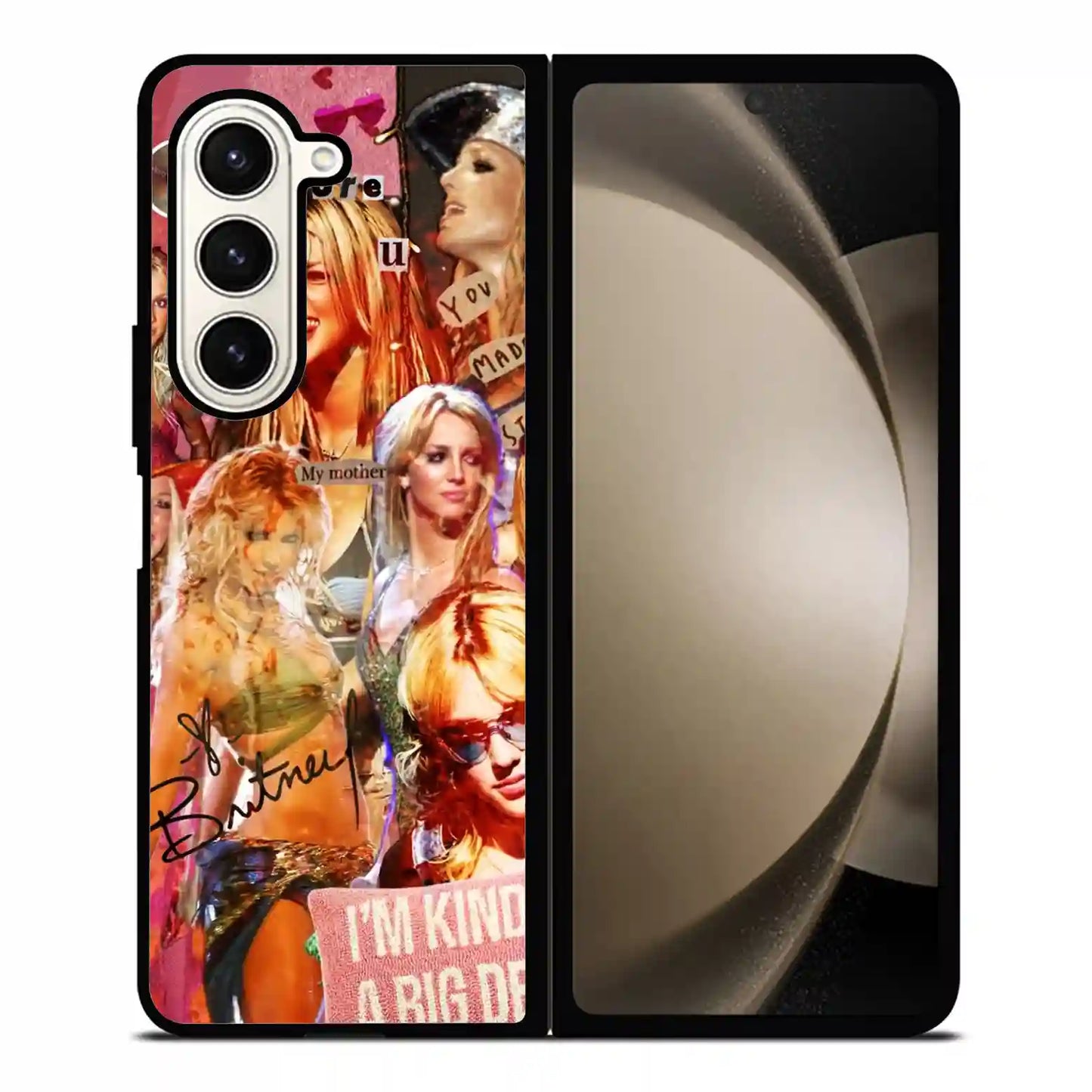 Britney Spears Print Retro Samsung Z6 Fold Case