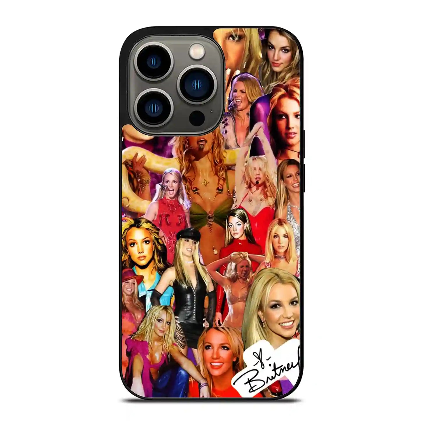 Britney Spears Print Vintage iPhone 13 Pro Case