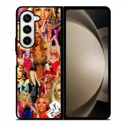 Britney Spears Print Vintage Samsung Z6 Fold Case