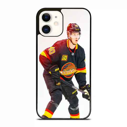 Brock Boeser Hockey Ice iPhone 12 Mini Case