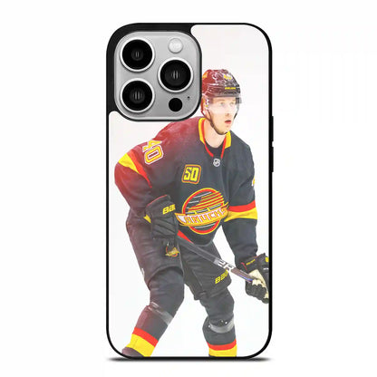 Brock Boeser Hockey Ice iPhone 14 Pro Case