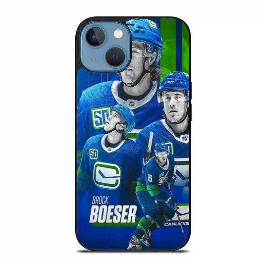 Brock Boeser Nhl Hockey iPhone 14 Case