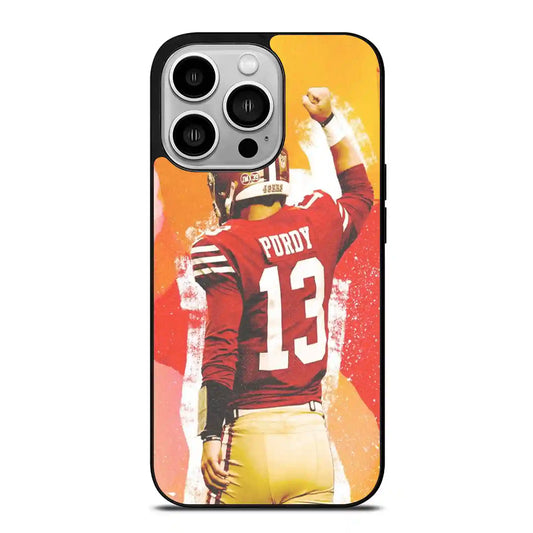 Brock Purdy Colorpersonalizeders iPhone 14 Pro Case